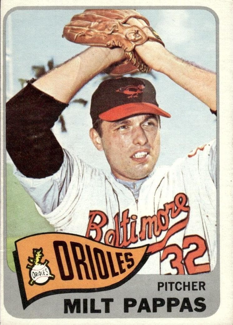 Milt Pappas 1965 topps Topps