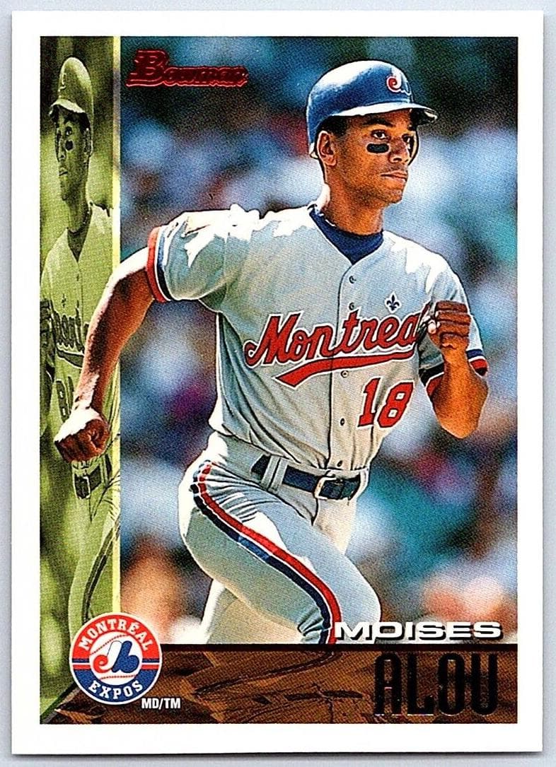Moises Alou 1995 bowman Bowman