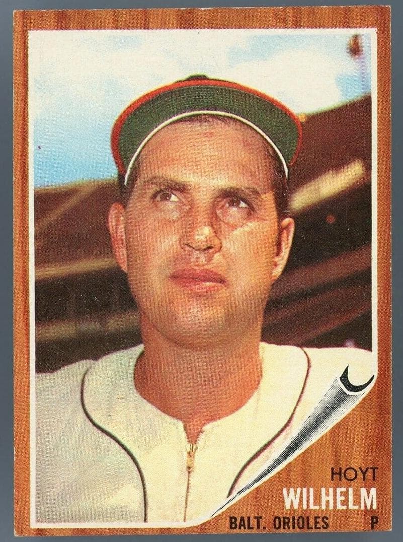 Hoyt Wilhelm 1962 topps Topps