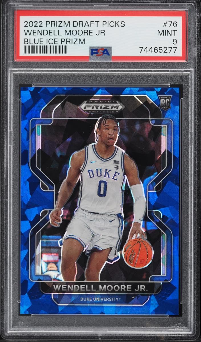 Wendell Moore Jr 2022 panini Panini Prizm Draft Picks