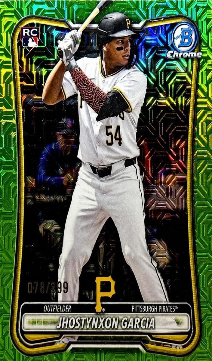 Jhostynxon Garcia trading card