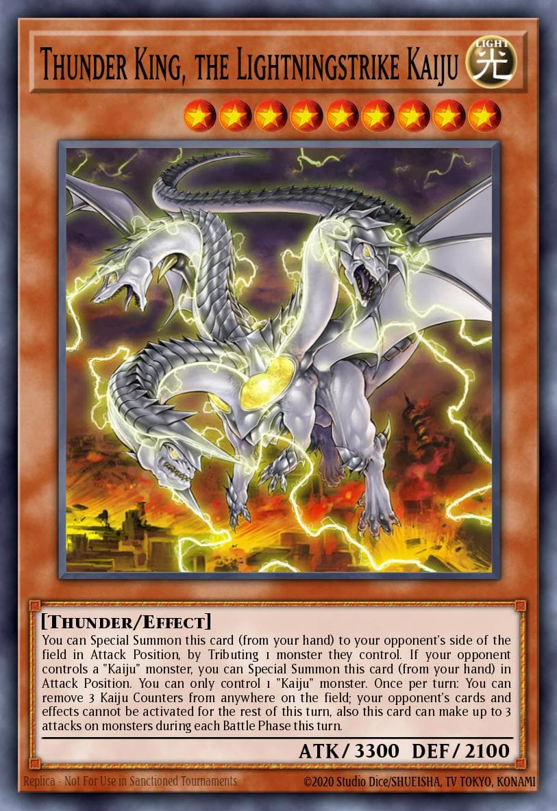 Thunder King, the Lightningstrike Kaiju #SDAZ-EN008