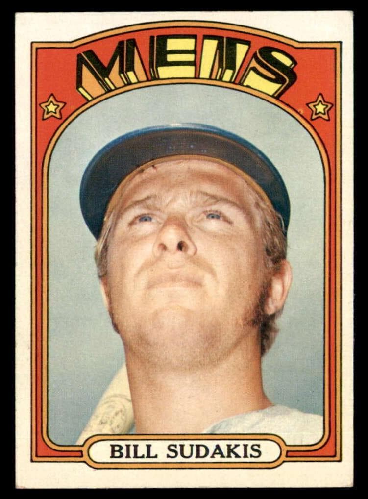 Bill Sudakis 1972 topps Topps