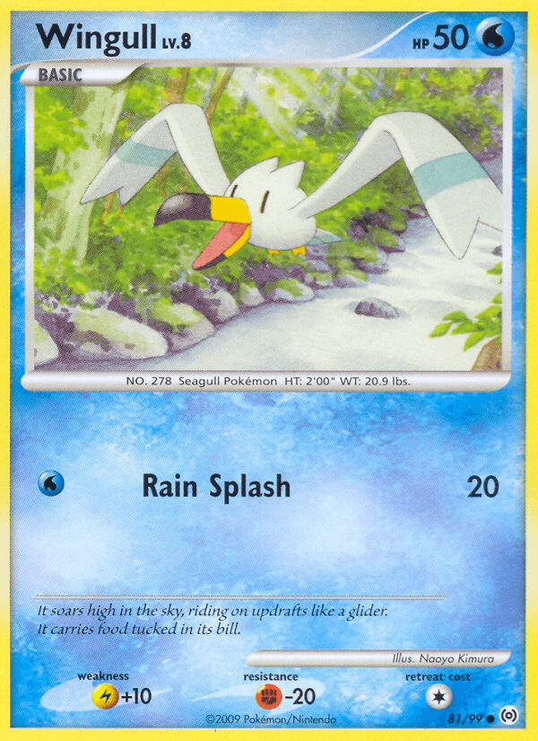 Wingull 2009 Pokemon Arceus Reverse Holo