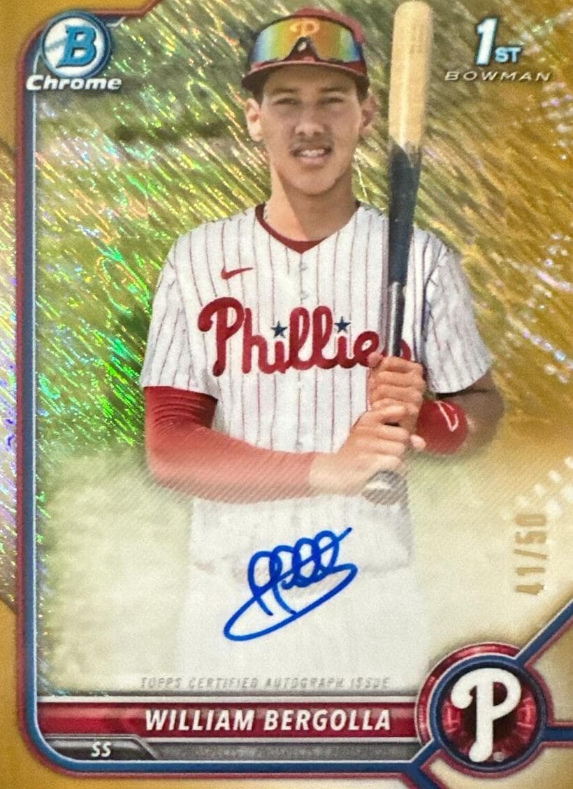 William Bergolla 2022 bowman Bowman Chrome