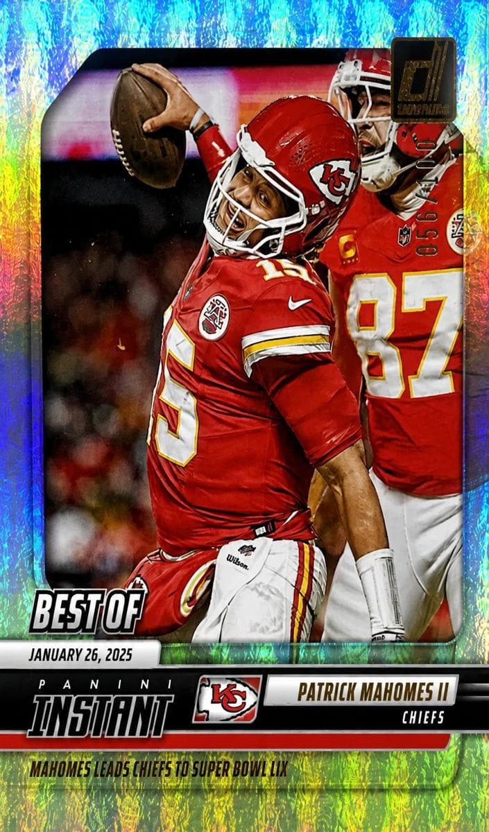 Patrick Mahomes II 2025 panini Donruss