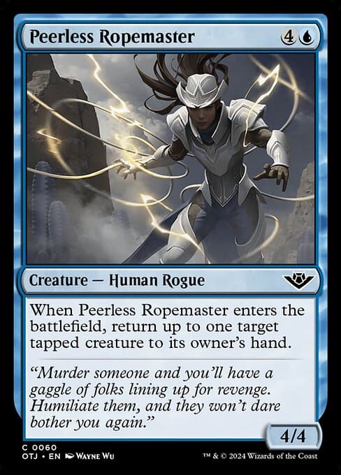 Peerless Ropemaster 2024 Magic: The Gathering Outlaws of Thunder Junction