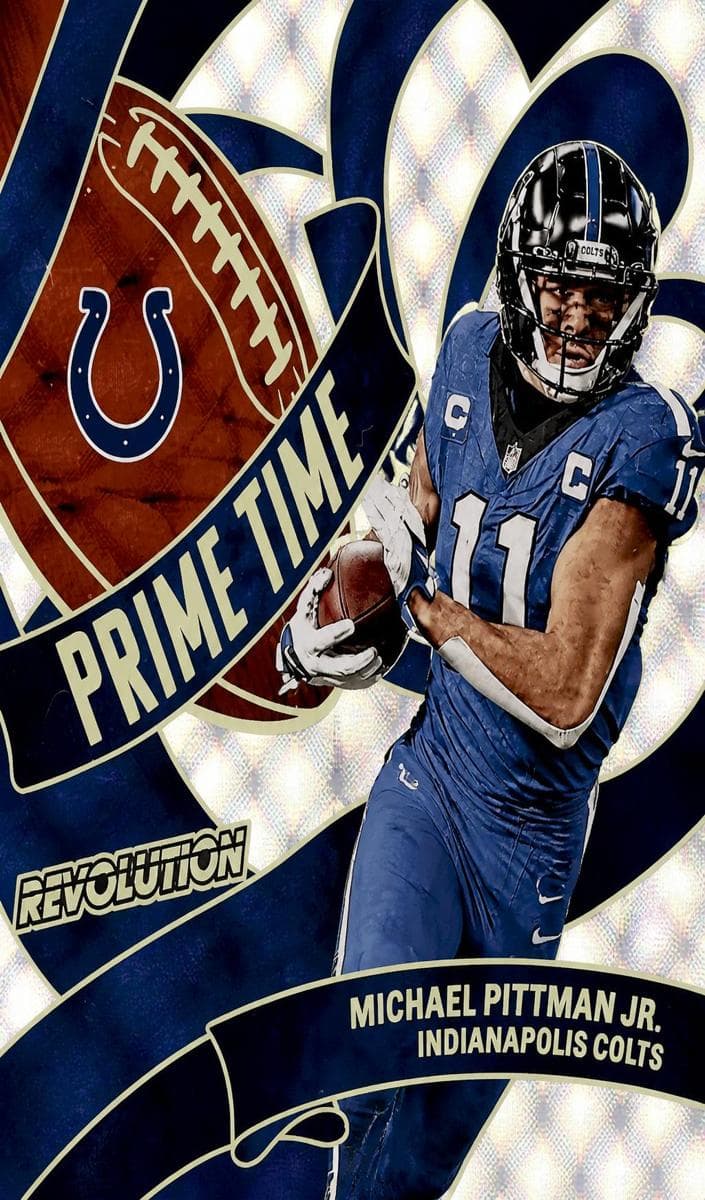 Michael Pittman Jr. 2025 panini Panini Revolution