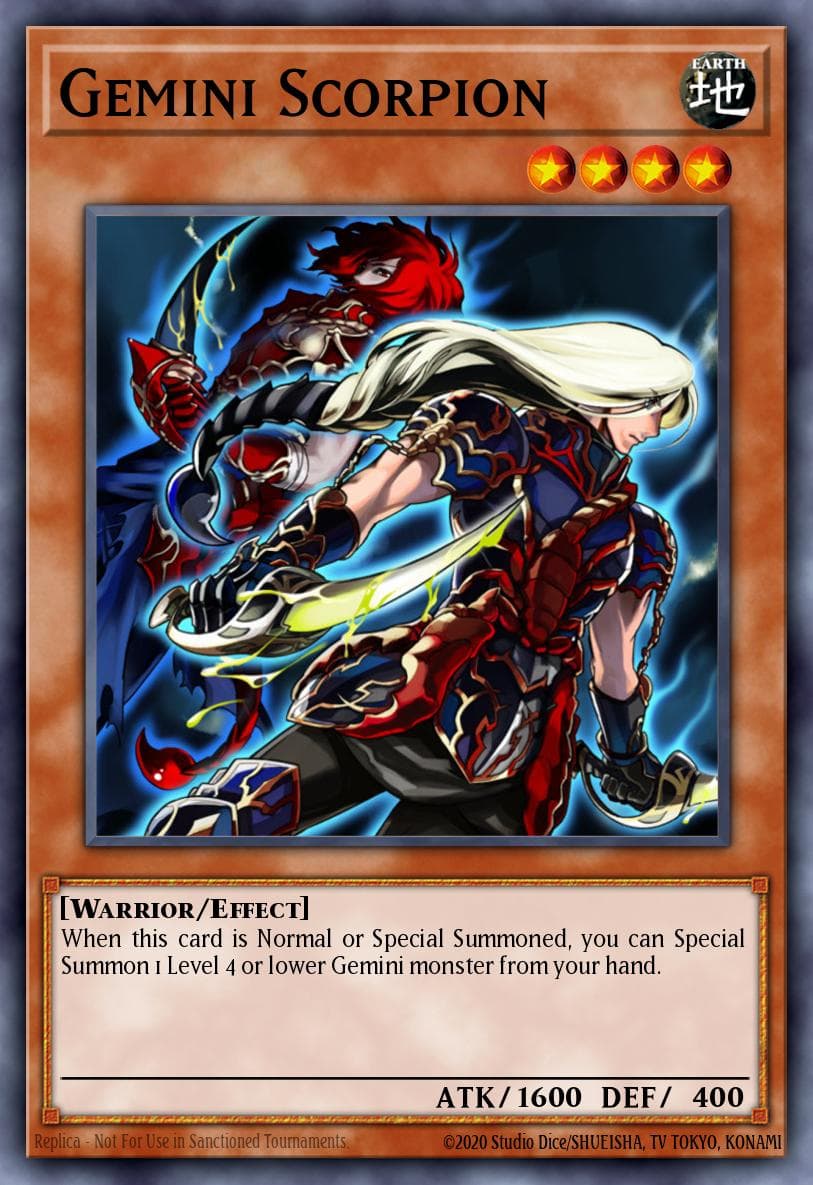 Gemini Scorpion 2009 Yu-Gi-Oh! Stardust Overdrive