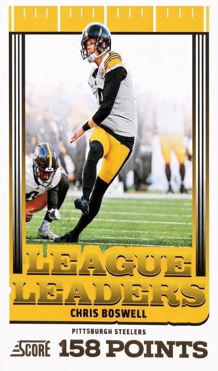 Chris Boswell 2025 panini Score