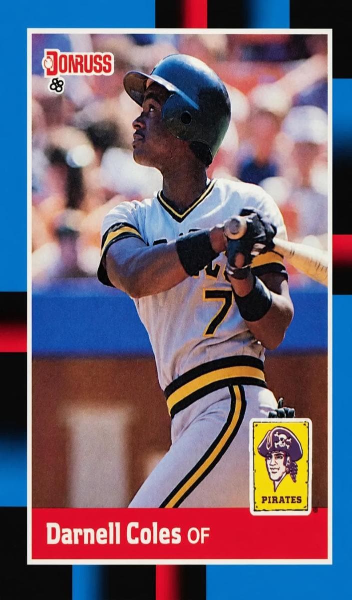 Darnell Coles 1988 panini Donruss