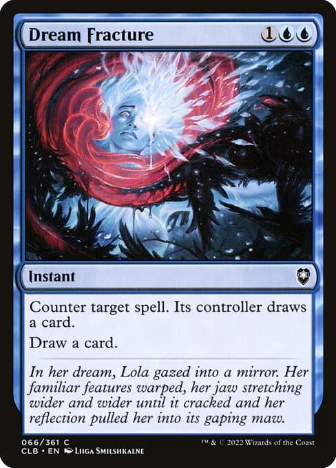Dream Fracture 2022 Magic: The Gathering Commander Legends: Battle for Baldur's Gate