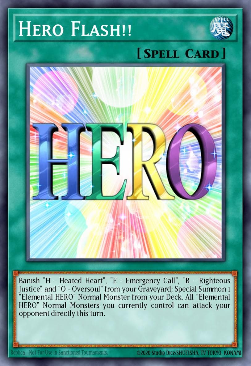 Hero Flash!! 2006 Yu-Gi-Oh! Enemy of Justice example 1