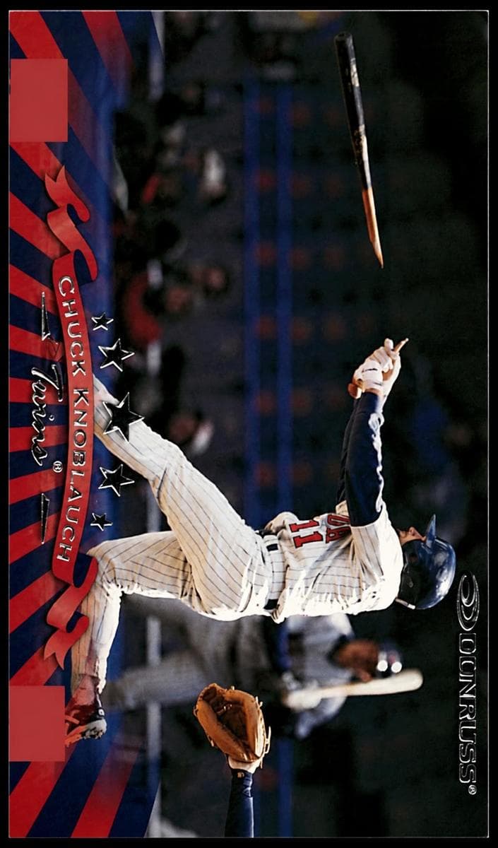 Chuck Knoblauch 1998 panini Donruss Collections