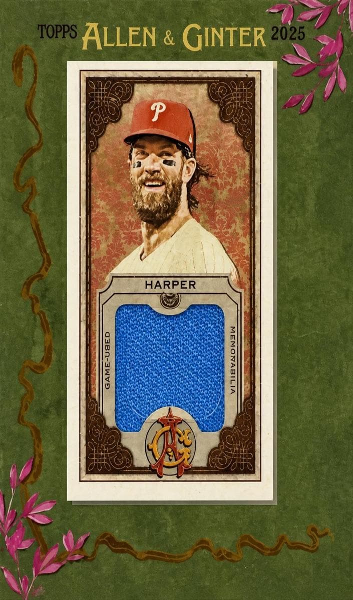 Bryce Harper 2025 topps Allen & Ginter