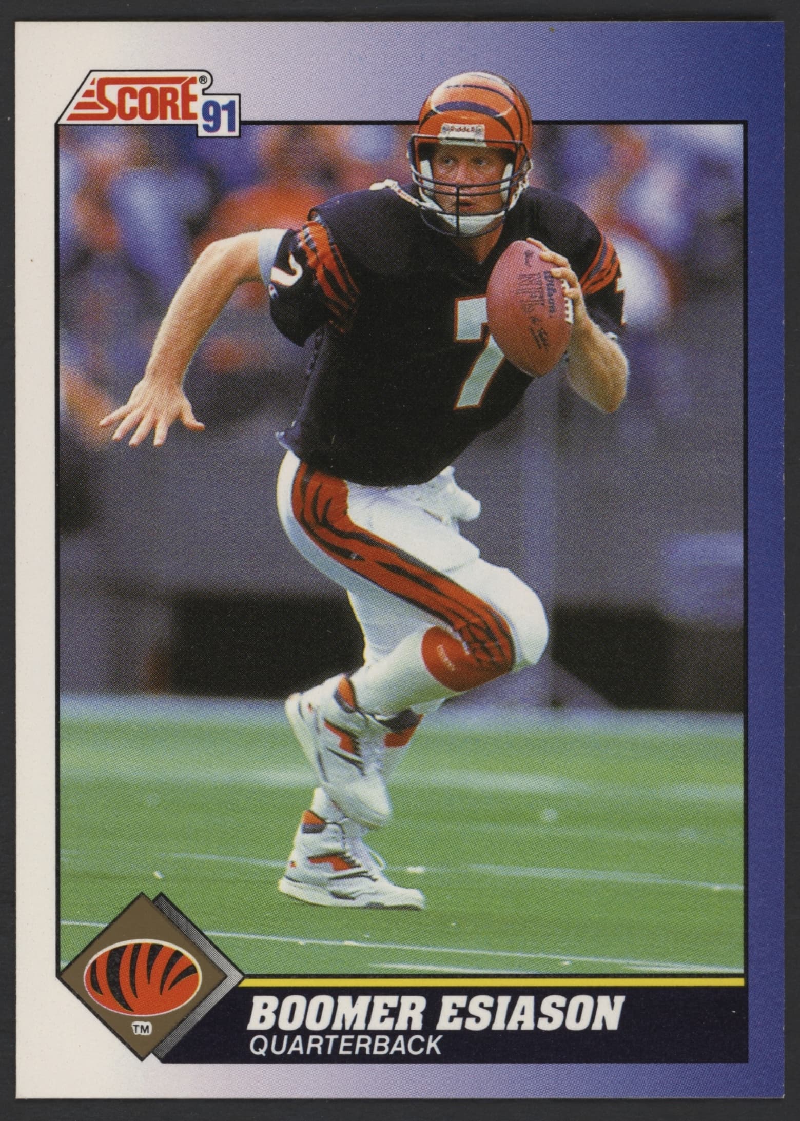 Boomer Esiason 1991 panini Score