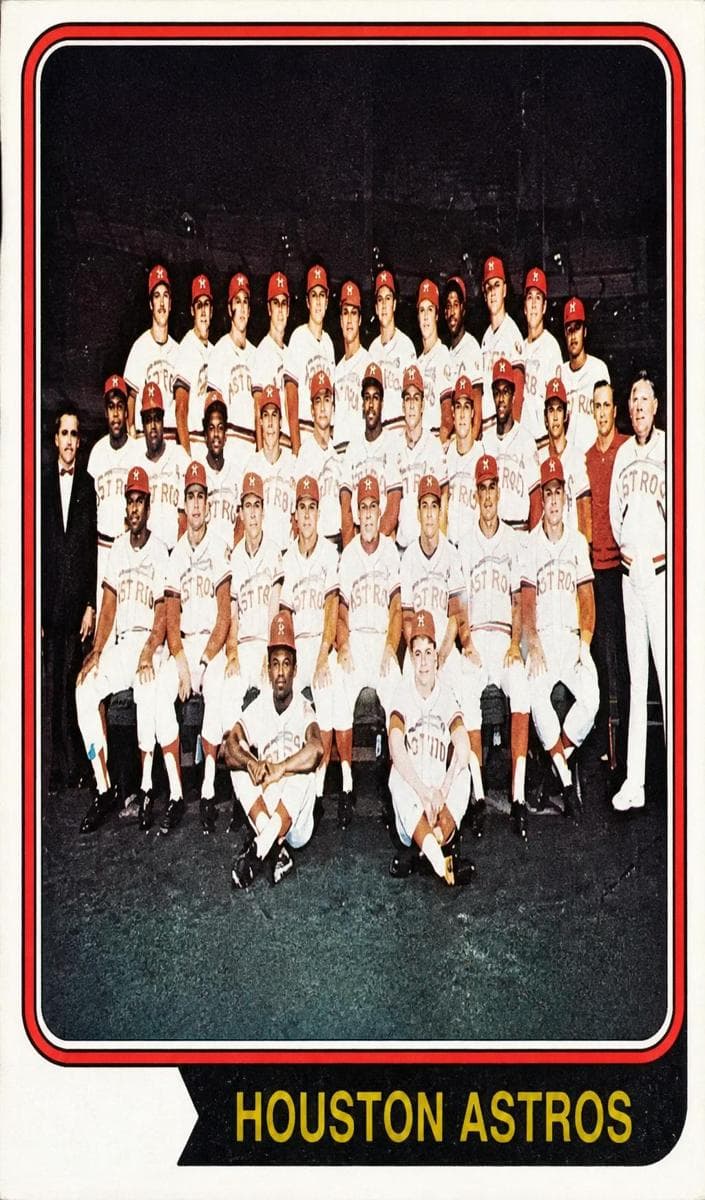 Houston Astros 1974 topps Topps