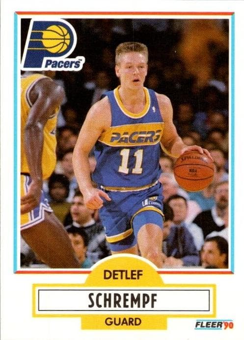 Detlef Schrempf 1990 fleer Fleer