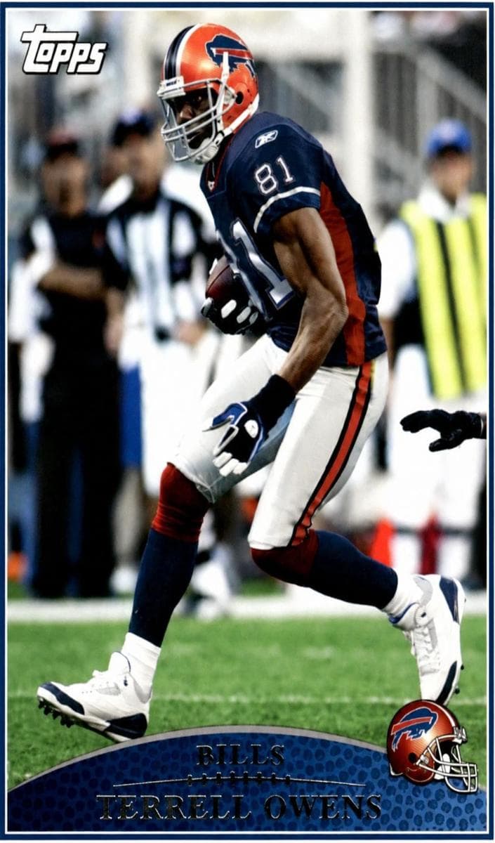 Terrell Owens 2009 topps