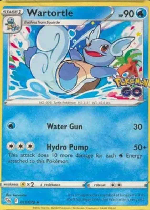 Wartortle 2022 Pokemon Go