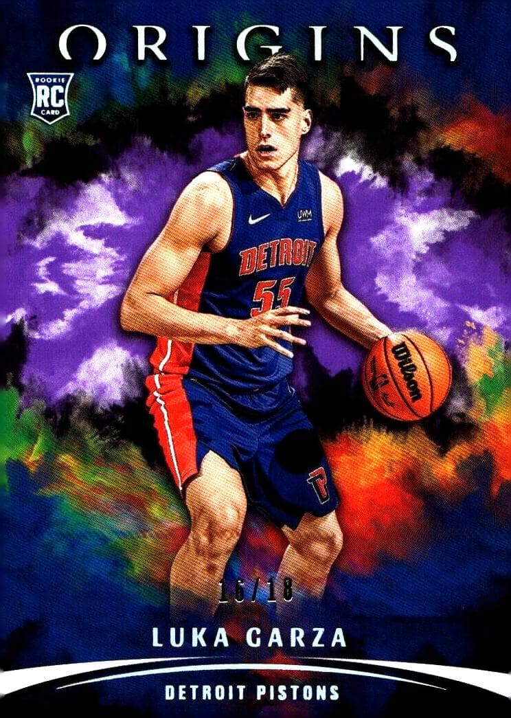 Luka Garza 2021 panini Panini Origins