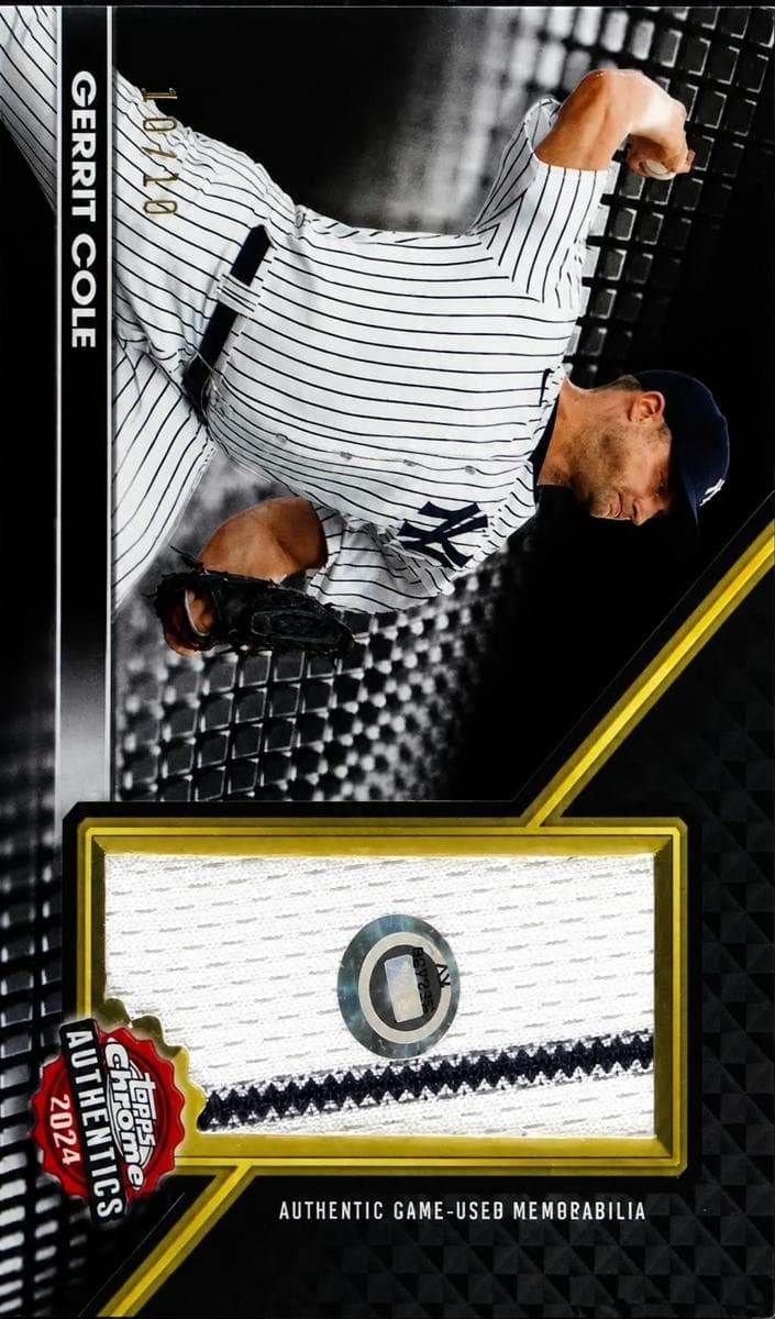 Gerrit Cole 2024 topps Topps Chrome