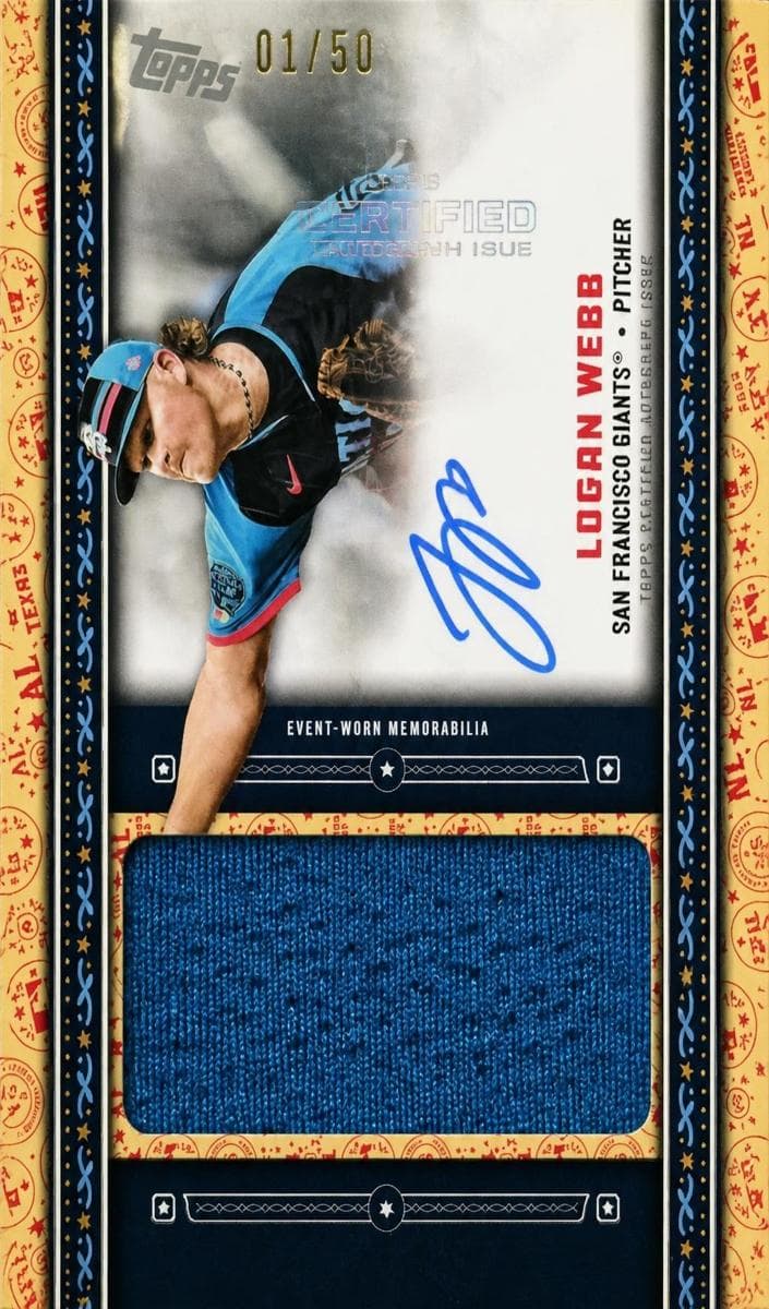 Logan Webb 2024 topps Topps Update