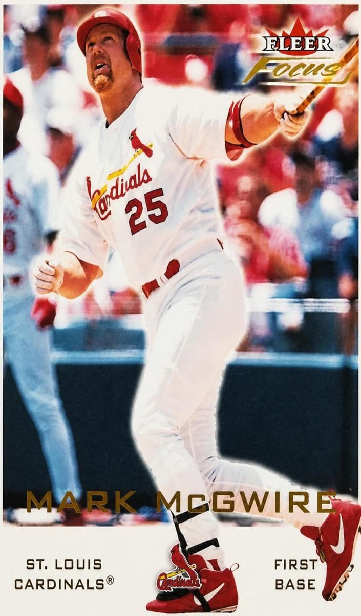 Mark McGwire 2001 fleer Fleer Focus