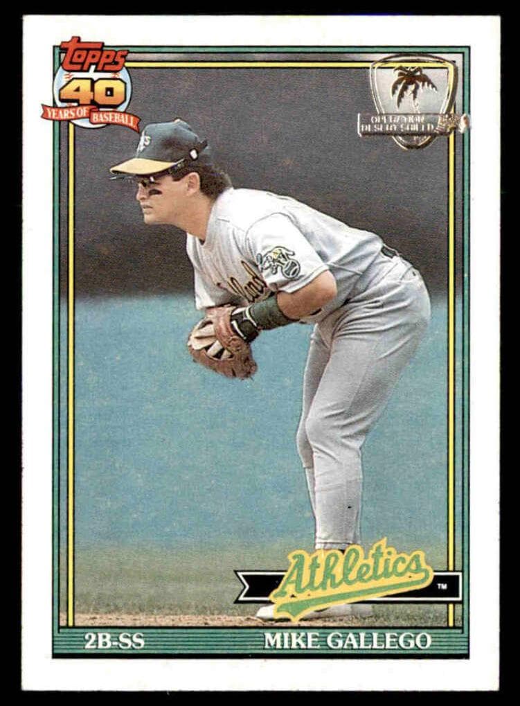 Mike Gallego 1991 topps Topps