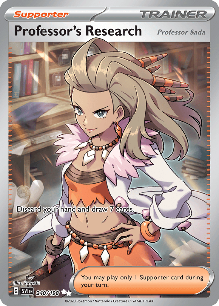 Professor's Research: Professor Sada 2023 Pokemon Scarlet & Violet