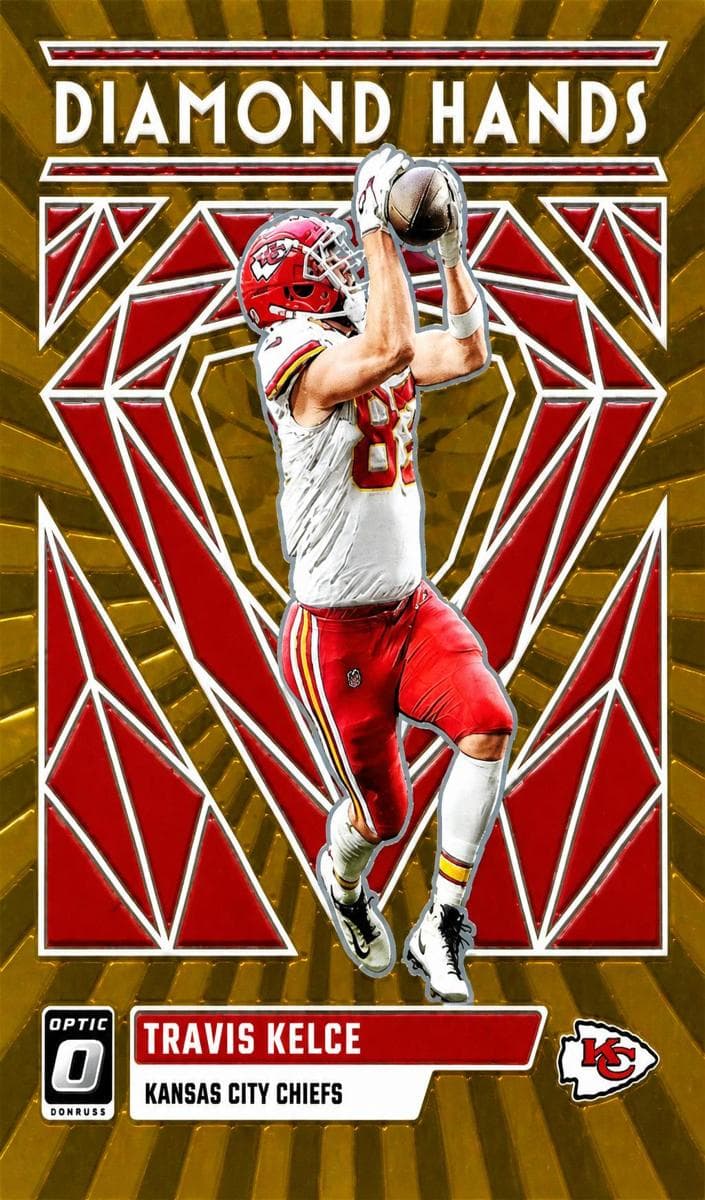 Travis Kelce 2023 panini Donruss Optic