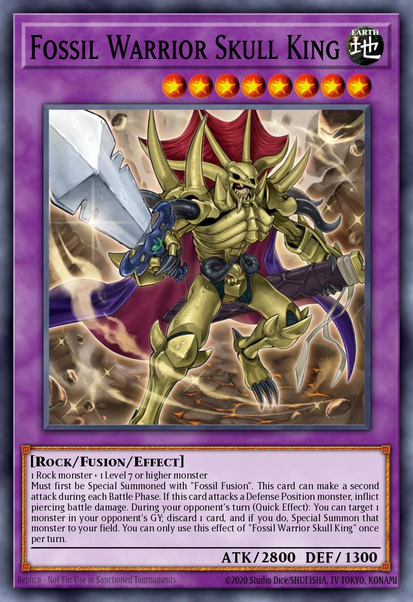 Fossil Warrior Skull King 2024 Yu-Gi-Oh!