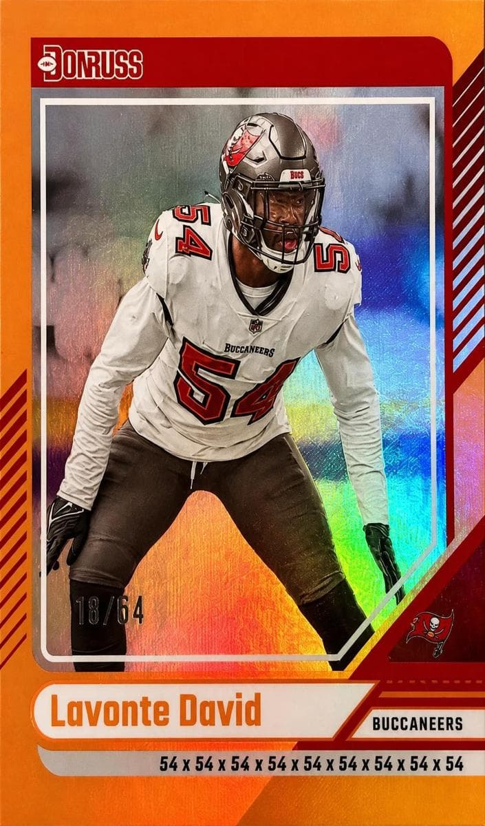 Lavonte David trading card