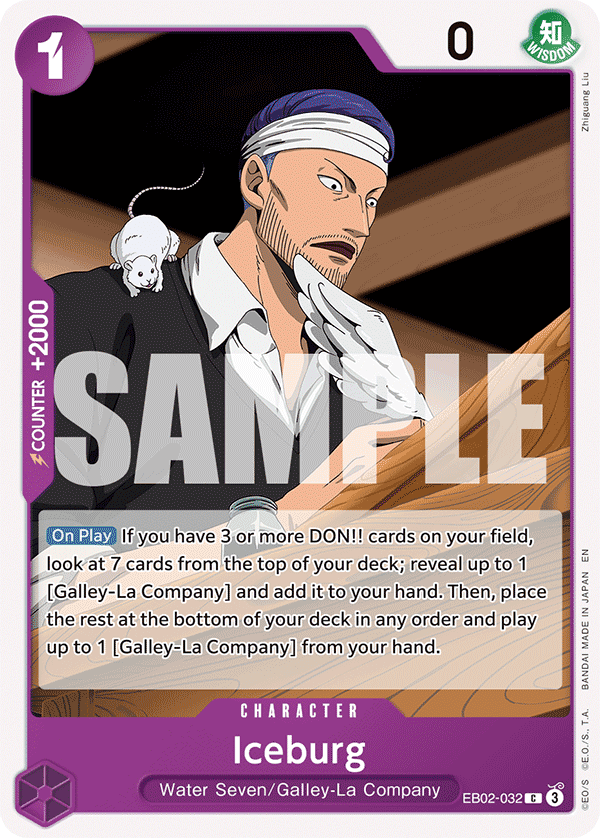 Iceburg 2025 One Piece Japanese Extra Booster Anime 25th Collection