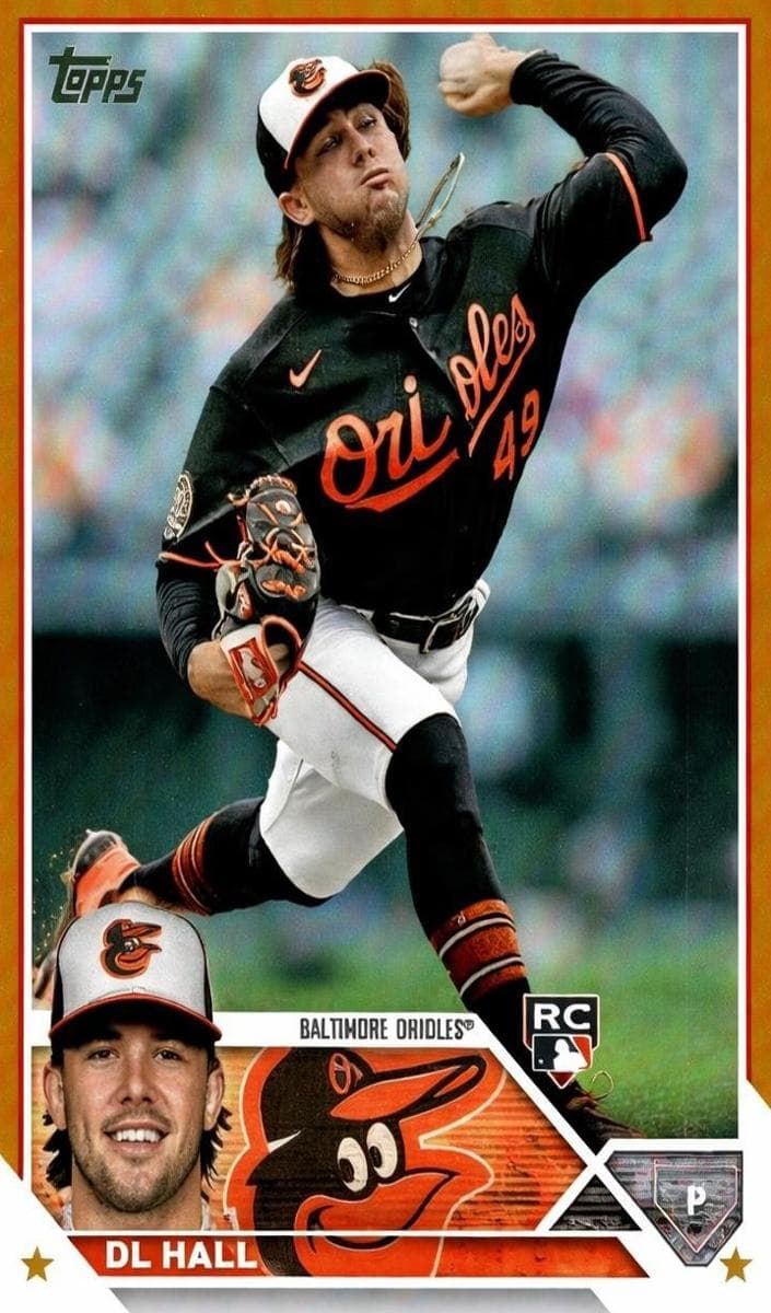 DL Hall trading card