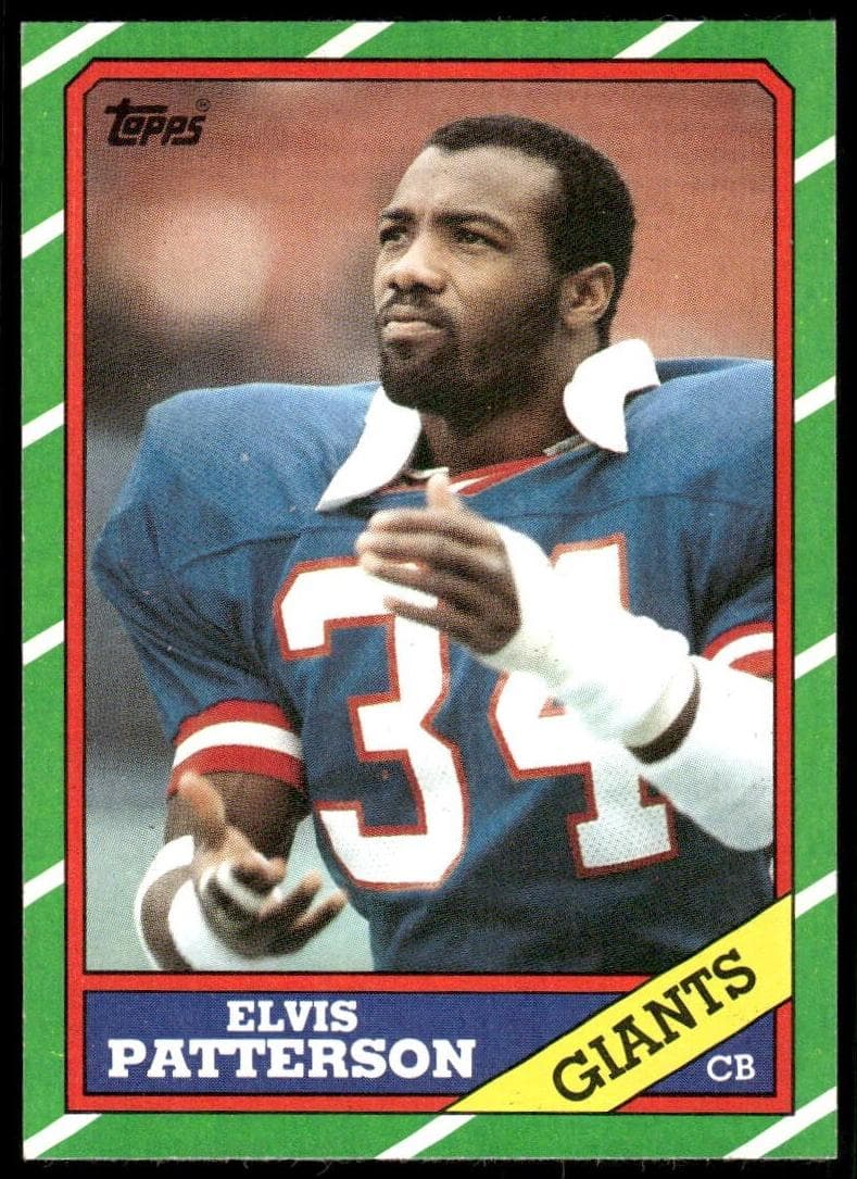 Elvis Patterson trading card