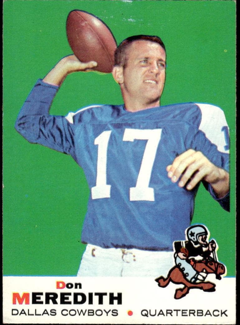 Don Meredith 1969 topps Topps
