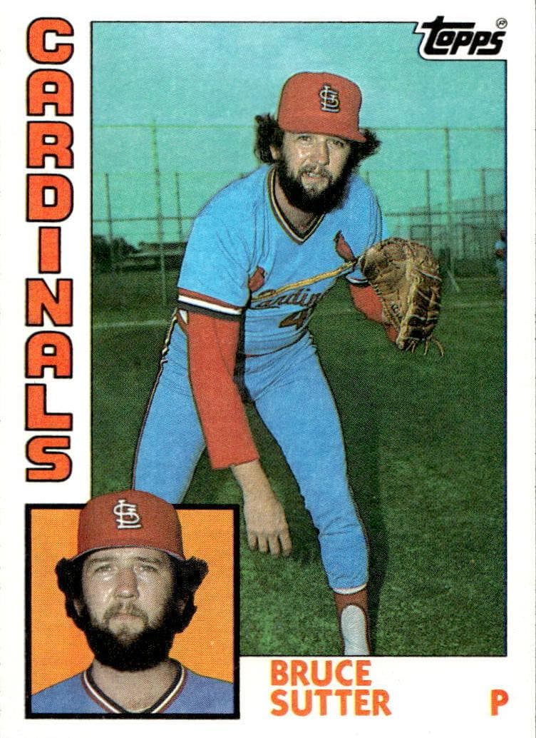 Bruce Sutter trading card