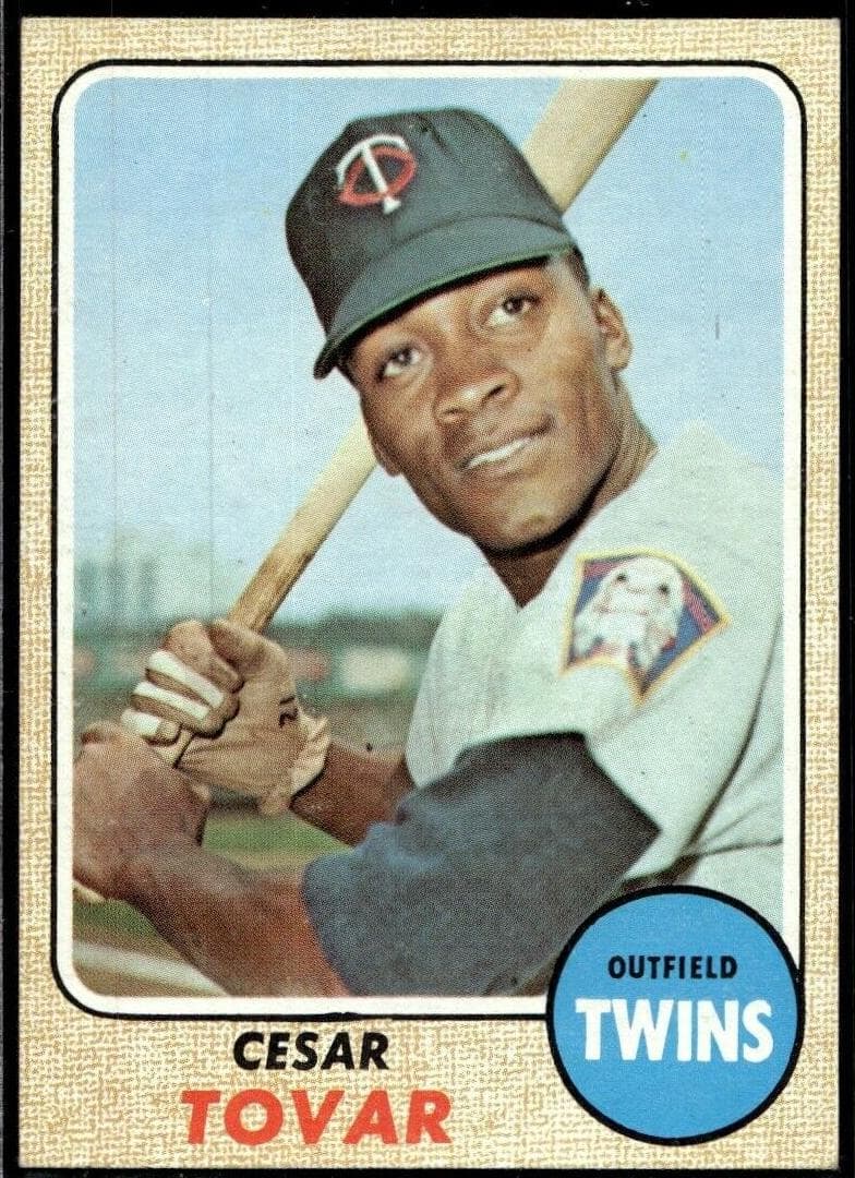 Cesar Tovar 1968 topps Topps