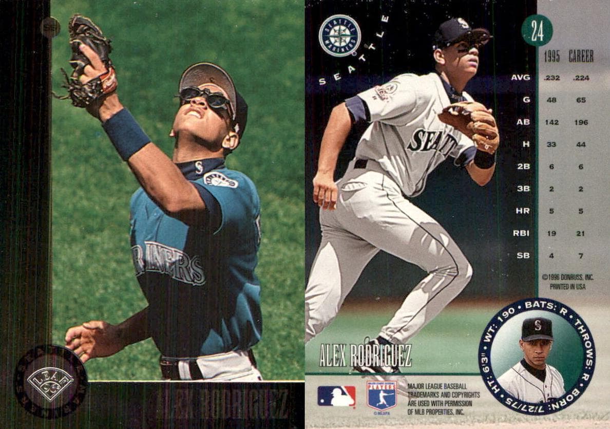 Alex Rodriguez 1996 leaf Leaf