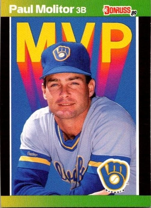 Paul Molitor 1989 panini