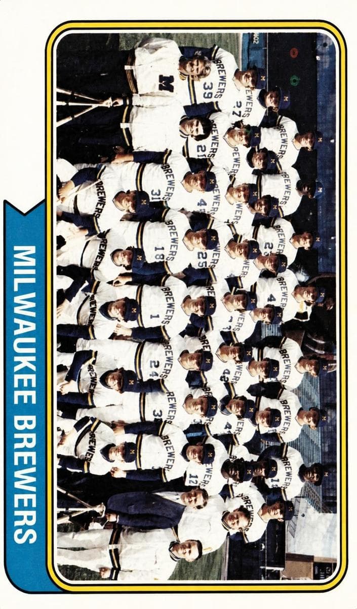 Milwaukee Brewers 1974 topps Topps