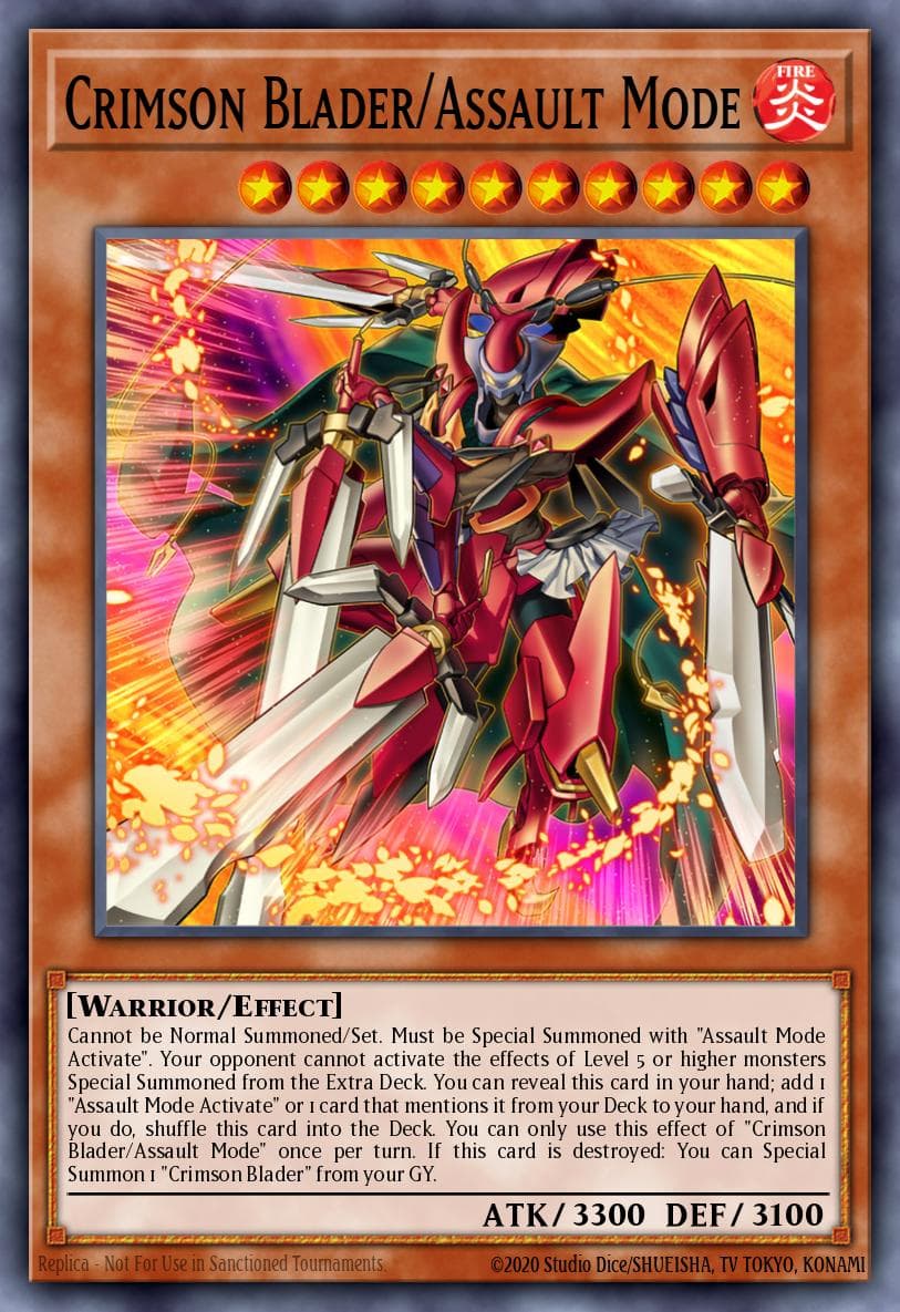 Crimson Blader/Assault Mode #BPRO-EN008
