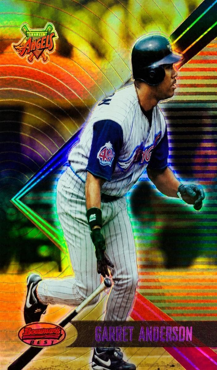 Garret Anderson 2001 bowman Bowman's Best