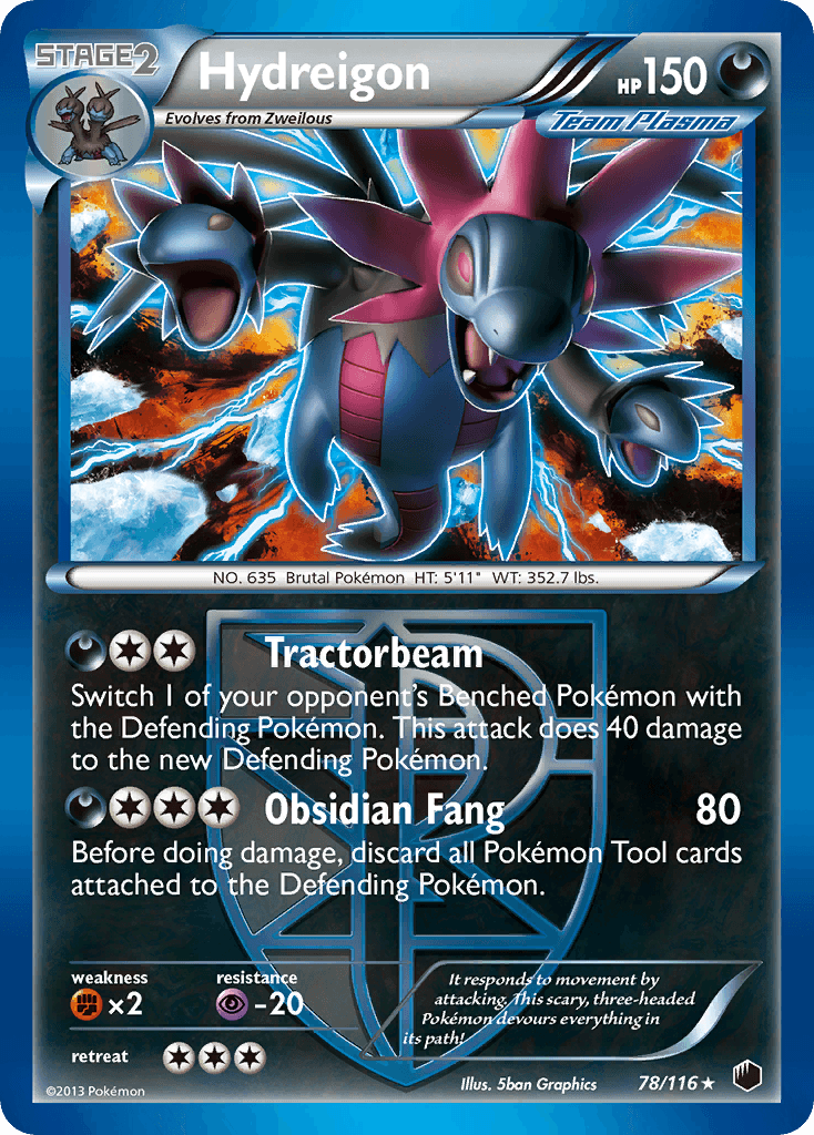 Hydreigon 2013 Pokemon Plasma Freeze