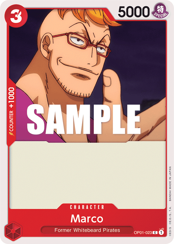 Marco 2022 One Piece Japanese Romance Dawn