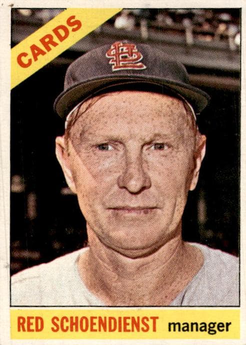 Red Schoendienst 1966 topps Topps