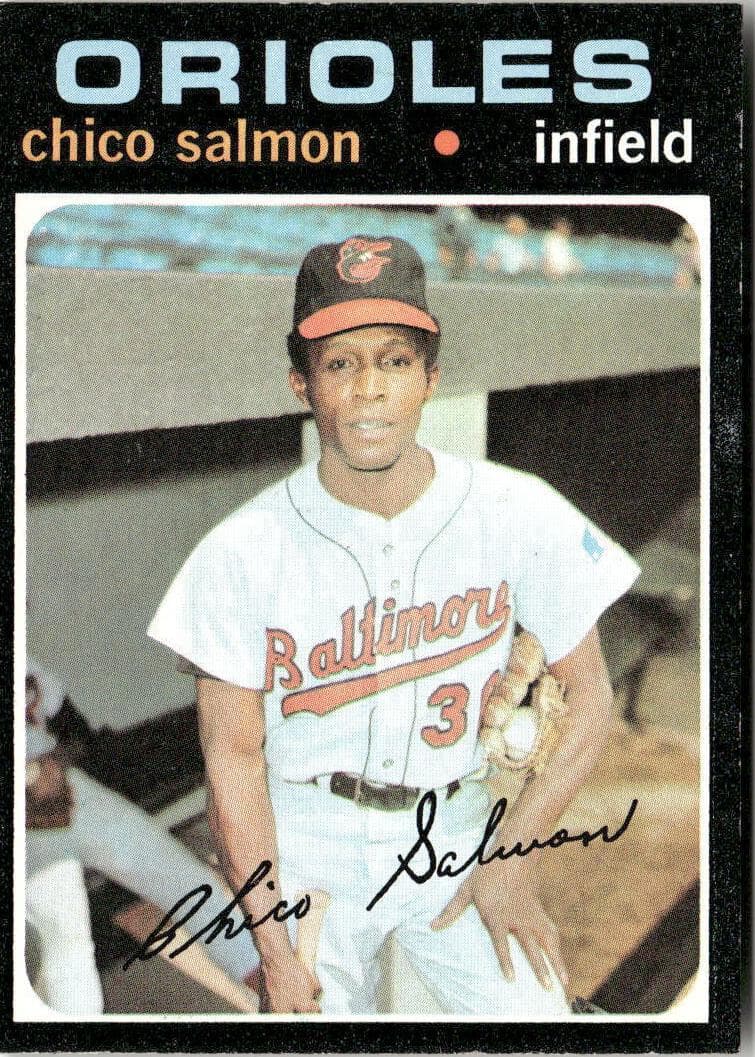 Chico Salmon 1971 topps Topps