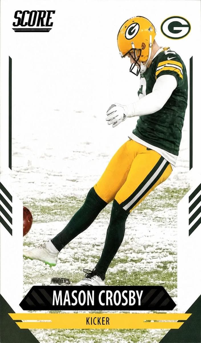 Mason Crosby 2021 panini Score