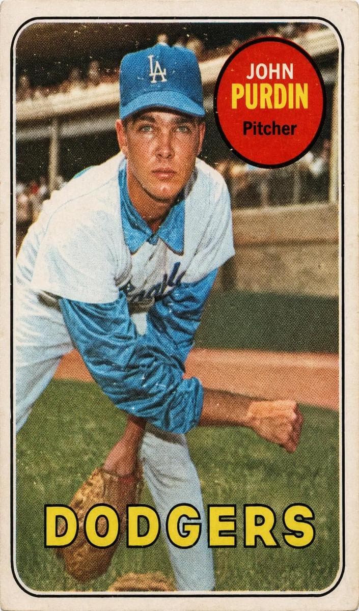 John Purdin 1969 topps O-Pee-Chee